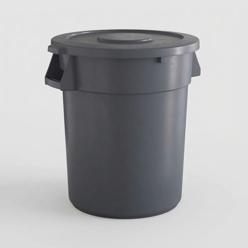 32-Gallon Round NSF Commercial Trash Can with Lid